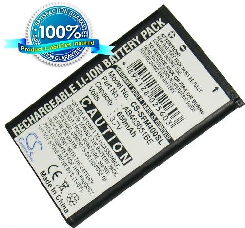 Samsung SGH-F400, SGH-F408, GT-M7500 akumulatoru  650mAh