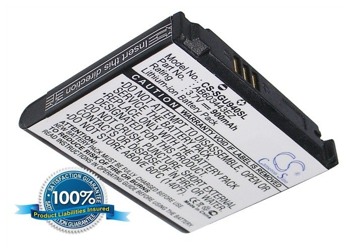 Samsung SGH-U940 akumulatoru  900mAh
