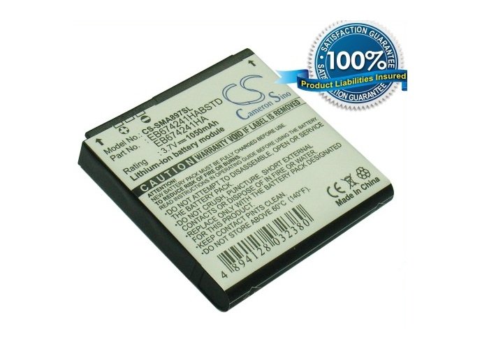 Samsung Mythic SGH-A897, R860, Mythic A897 akumulatoru  1050mAh