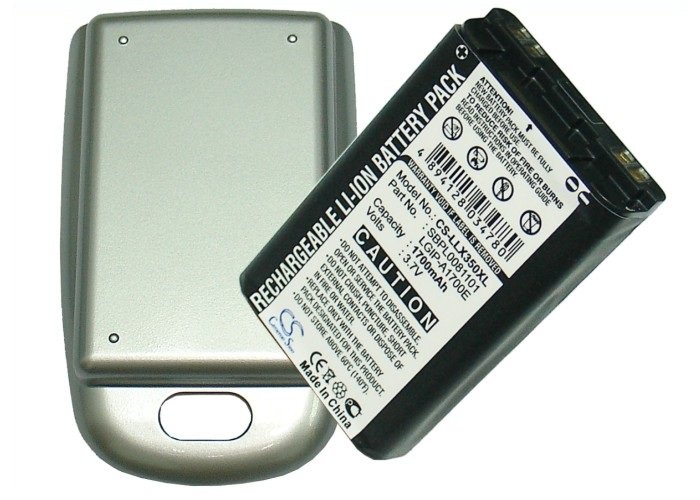 LG LX350, PM350 Extended аккумулятор с новой задней крышкой 1700mAh