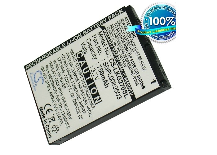 LG KG270, KG275, KG278 аккумулятор 750mAh