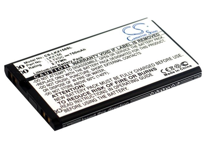 LG KX156, KX126, LG126, KX206, LG206, C600 аккумулятор 750mAh