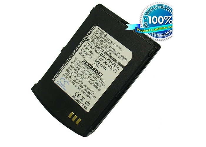 LG KE590 аккумулятор 800mAh