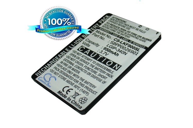 LG KF900, KF900 PRADA II, KS660, KS500 аккумулятор 950mAh