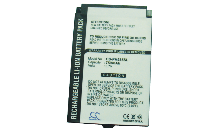 Philips FIZFO-535, 350, 355, 530, 755, 775, V100 akumulatoru 750mAh Li-ion