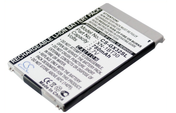 Sharp 550SH, GX-E30, GX-F200, GX-L15, GX-T15 akumulatoru 950mAh Li-ion