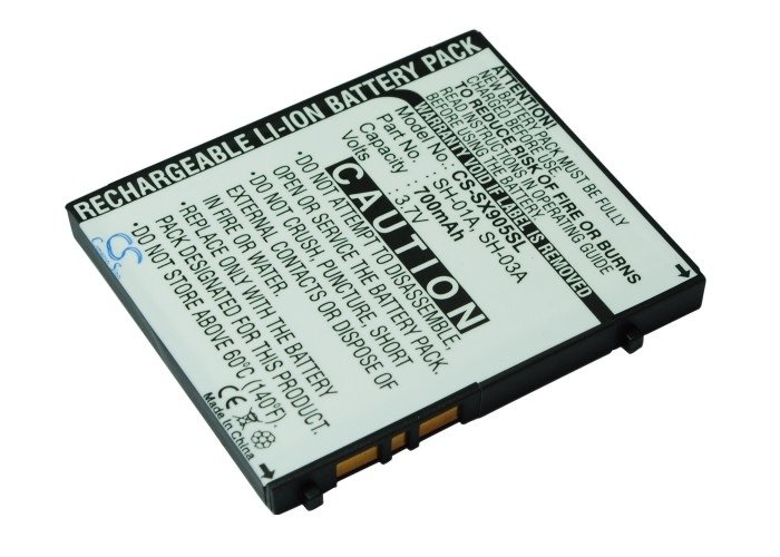 Sharp SH905i, SH906i, 823SH, 821SH mobile phone battery 700mAh Li-ion
