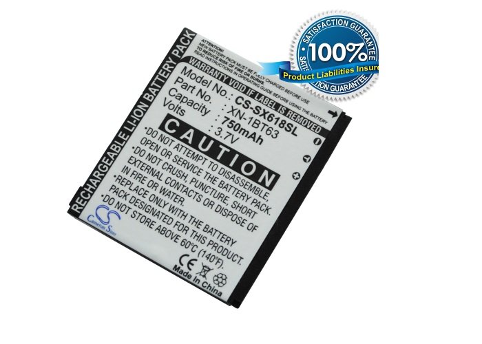 Sharp SH6110, SH6110C, SH6118, SH6118C akumulatoru 750mAh Li-ion