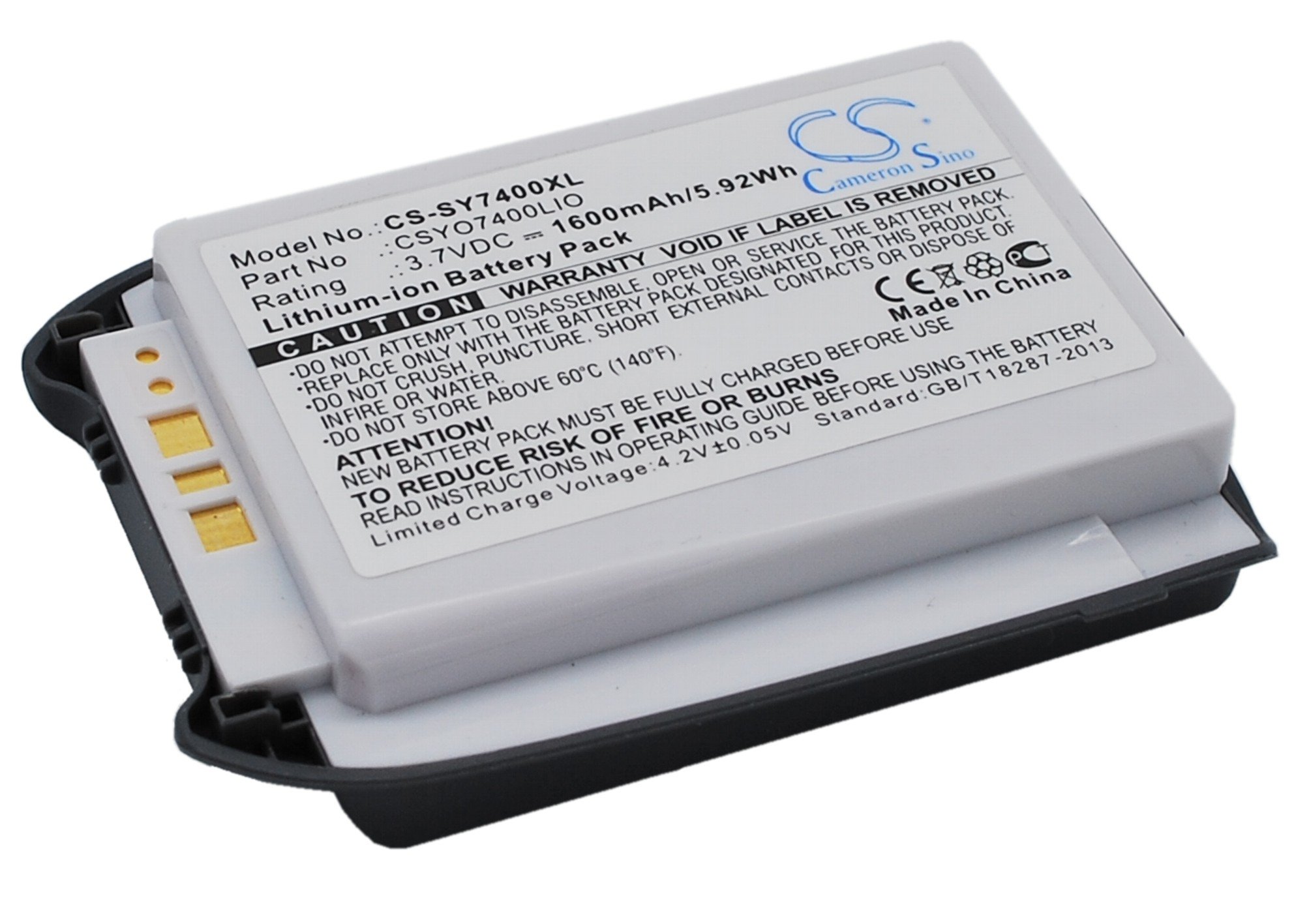 Sanyo CSYO7400LIO akumulatoru 1600mAh