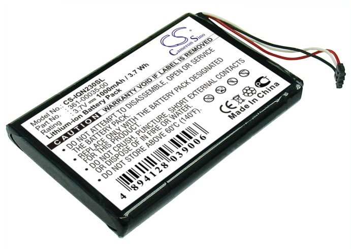 Garmin Nuvi 2300 akumulatoru 1000mAh