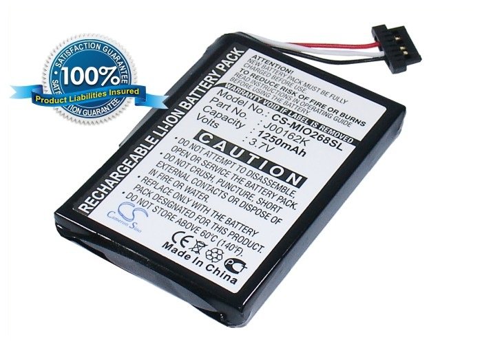 Mitac Mio 138, Mio 268, Mio 268 Plus Li-ion akku 1250mAh