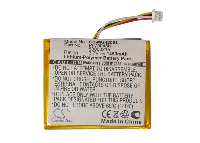 Typhoon MyGuide 4200, MyGuide 4228, MyGuide 4228WE battery 1450mAh Li-PL