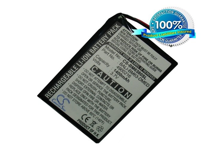 BlueMedia BM6380, BM-6380, BM-6280 GPS aku 1400mAh Li-ion