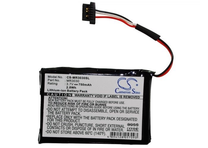 Magellan RoadMate 3030, RoadMate 3030-LM akku 750mAh