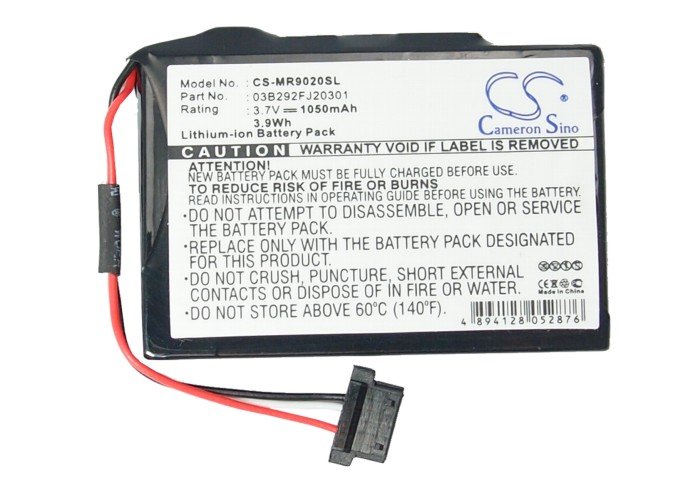Magellan RoadMate 9055, RoadMate Pro 9165T, RoadMate 9020 akku 1050mAh