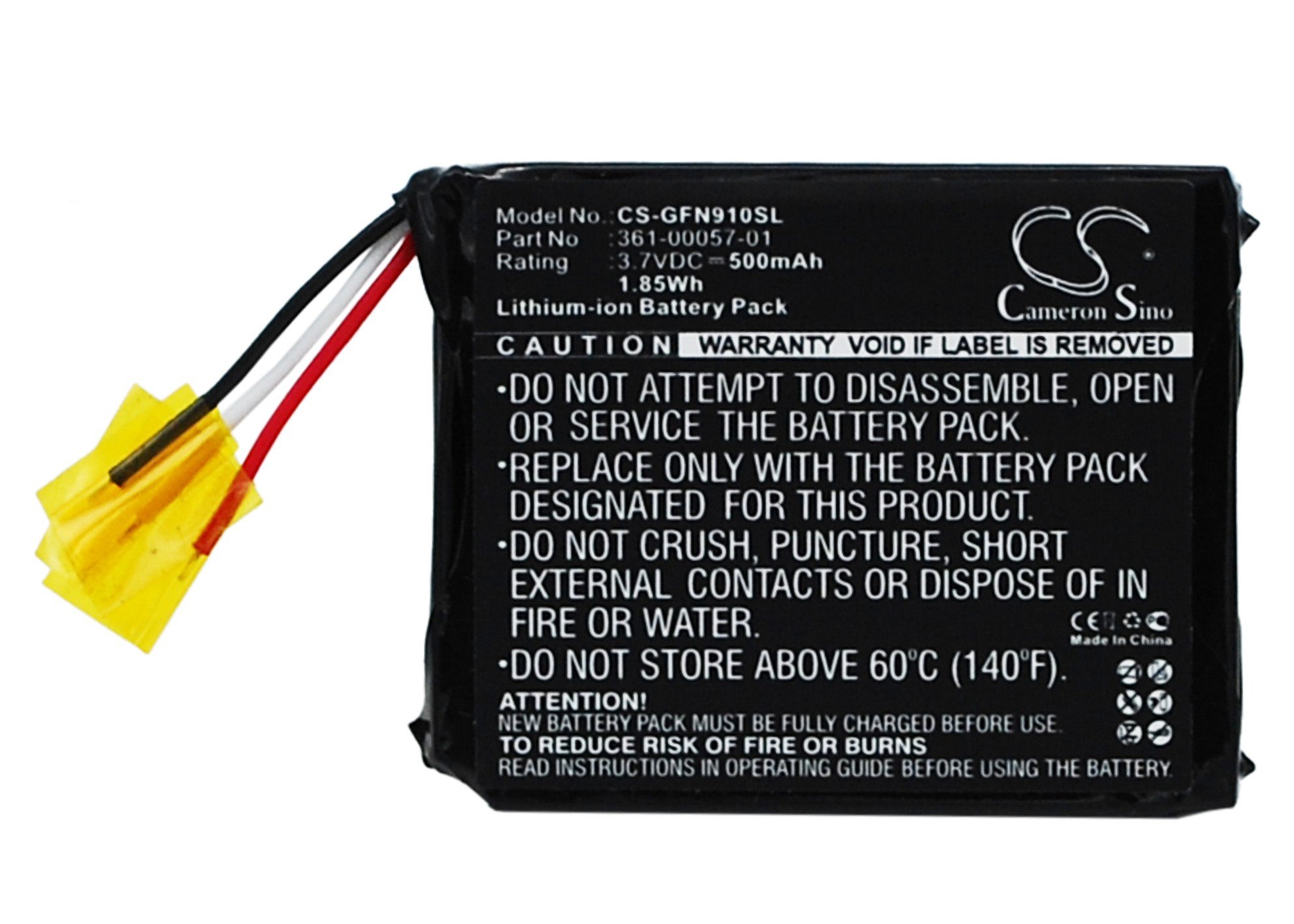 Garmin forerunner 910XT GPS aku 500mAh