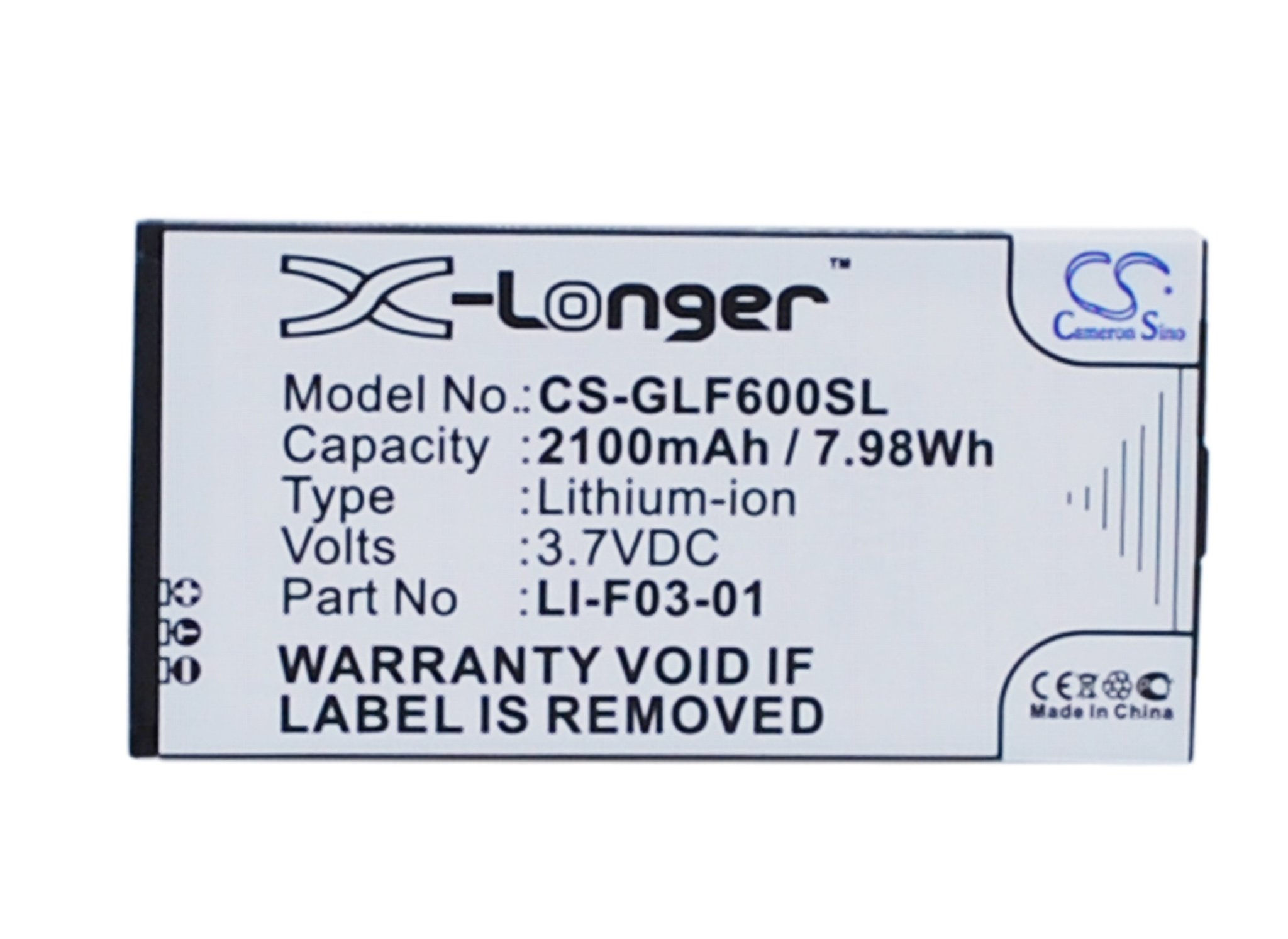 Golf LI-F03-01 2100mAh GPS akku