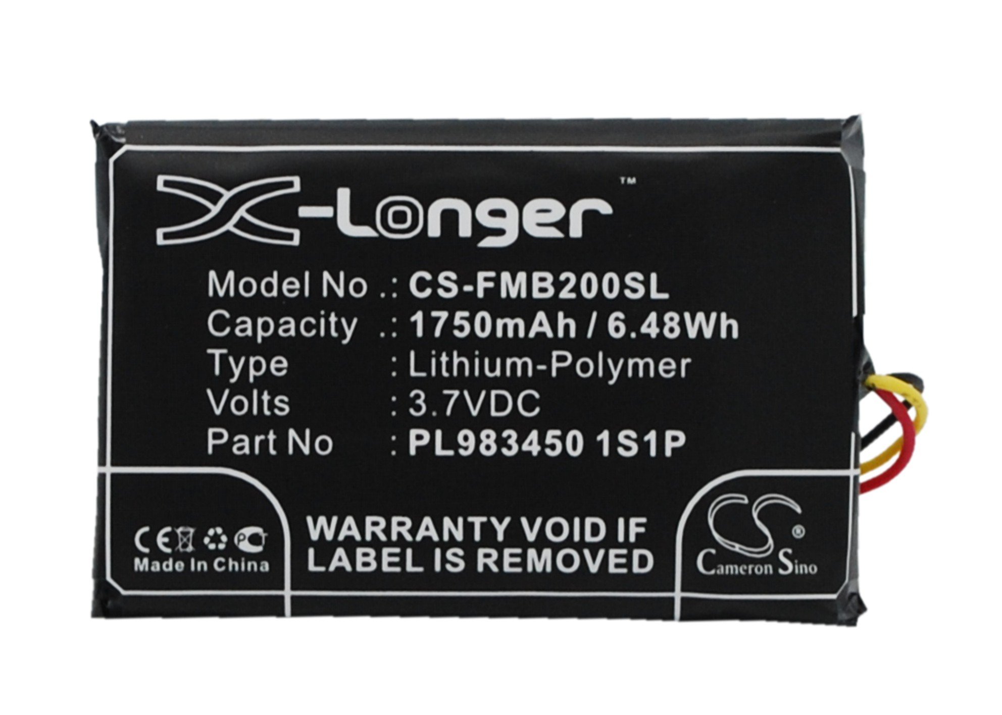 Falcom PL983450 1S1P 1750mAh GPS Battery