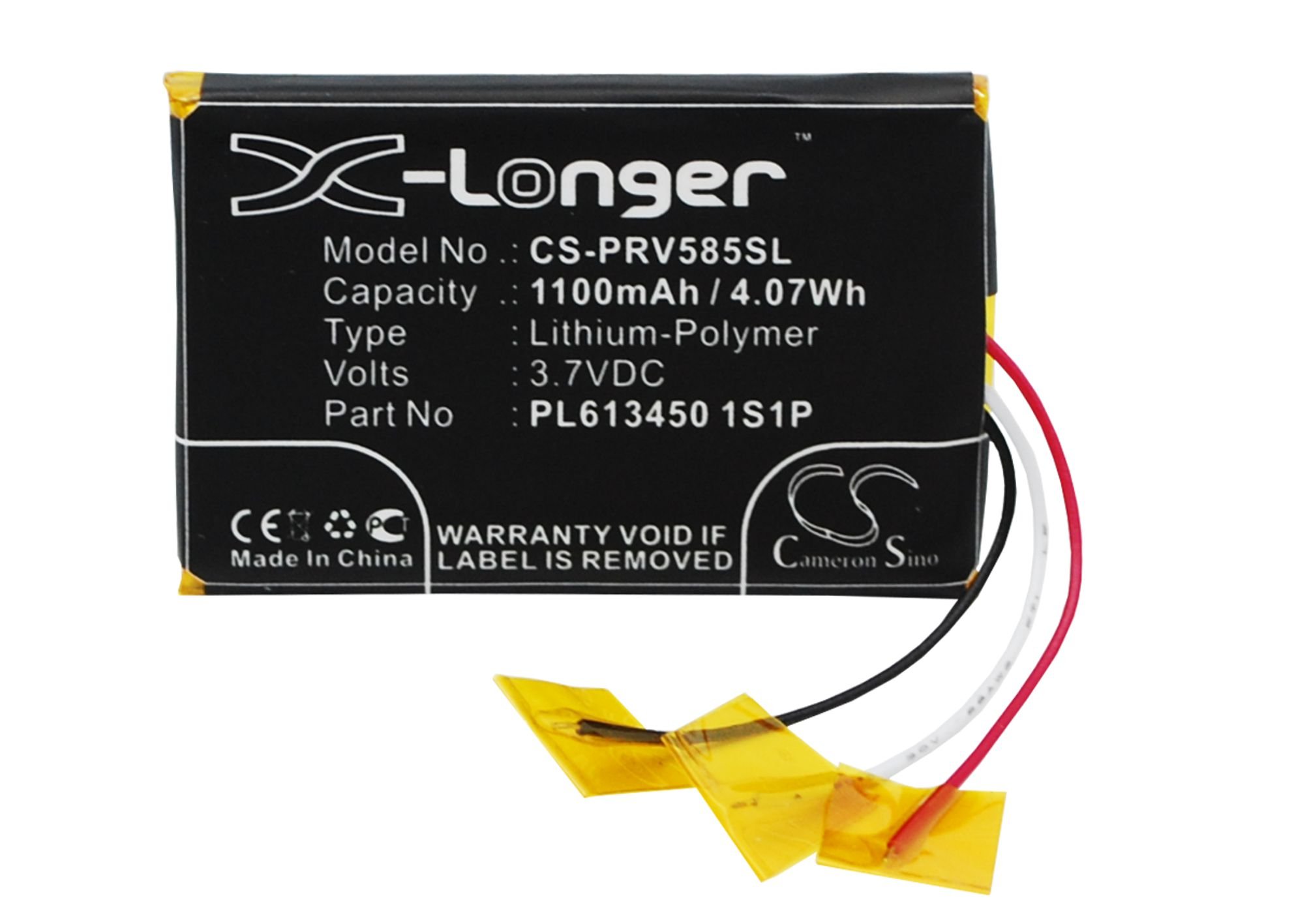 Prestigio PL613450 1S1P 1100mAh GPS akku