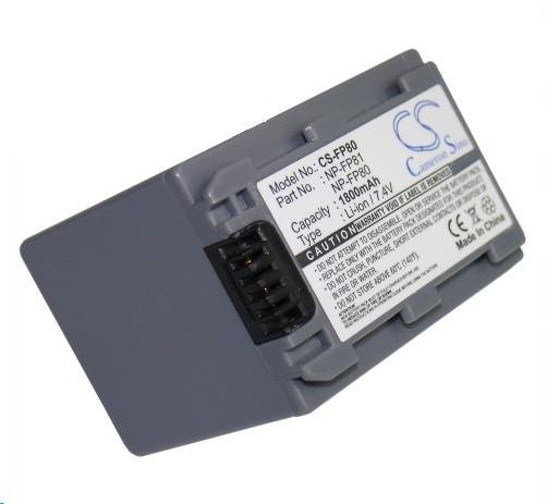 Sony NP-FP80, NP-FP81 battery 1800mAh