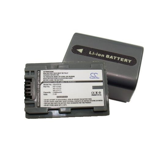 Sony NP-FP70, NP-FP60, NP-FP71 battery 1360mAh