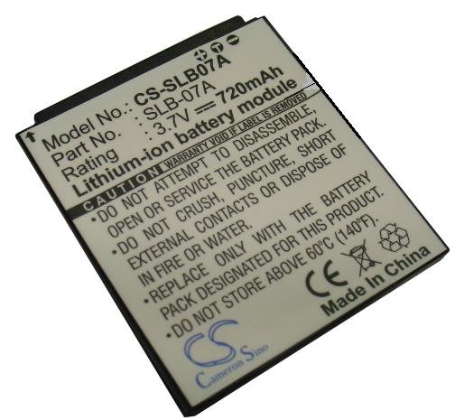 Samsung SLB-07A camera battery 720mAh