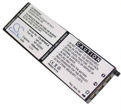 Casio NP-50, NP-50DBA battery 950mAh