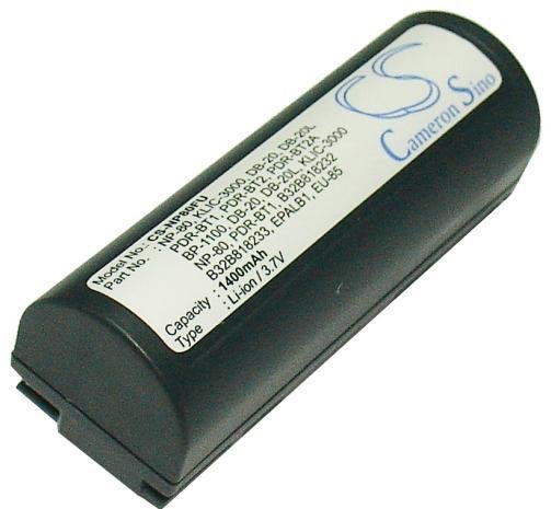 Leica NP-80 akumulatoru  1400mAh