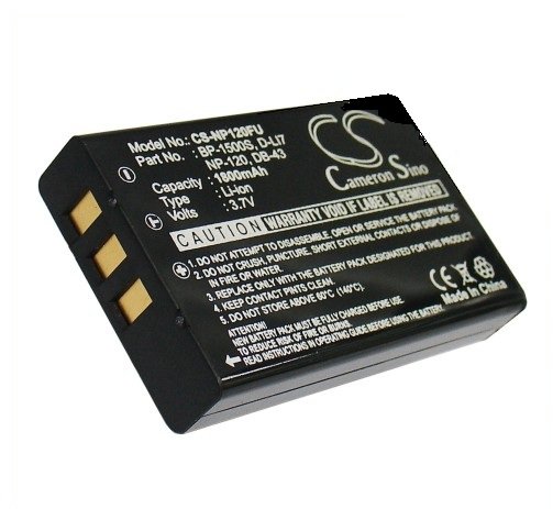 Pentax D-LI7 battery 1800mAh