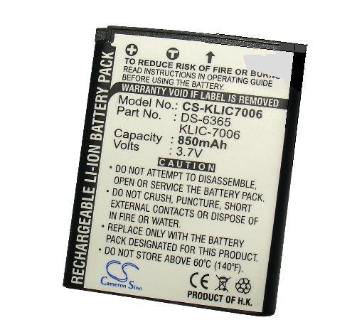 Ricoh DS-6365  battery 850mAh
