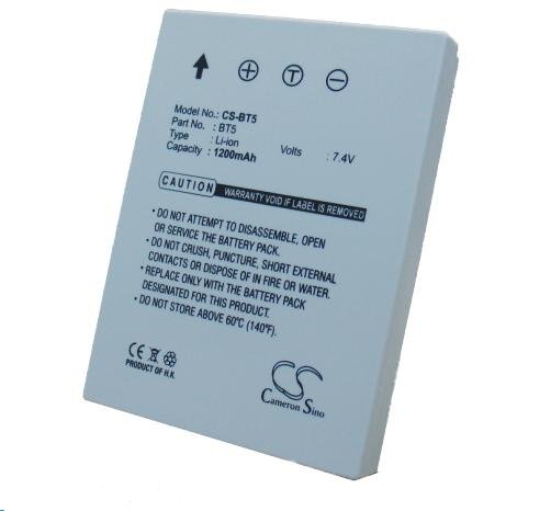 Toshiba BSC-BT5, GSC-BT5 battery 1200mAh