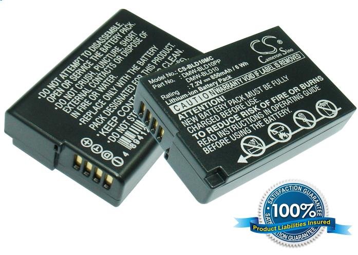 Panasonic DMW-BLD10 battery 850mAh