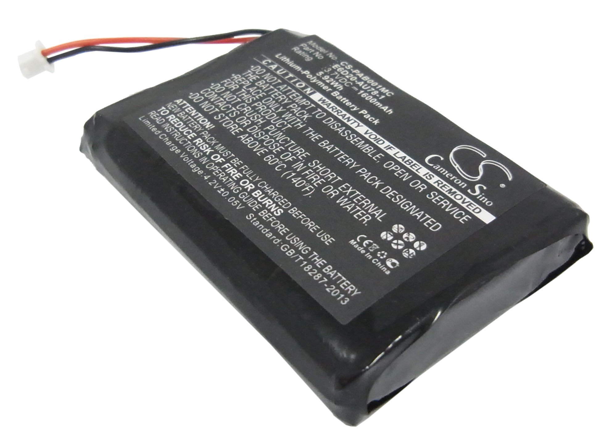 Panasonic E6D20-AU78-1 battery 1600mAh
