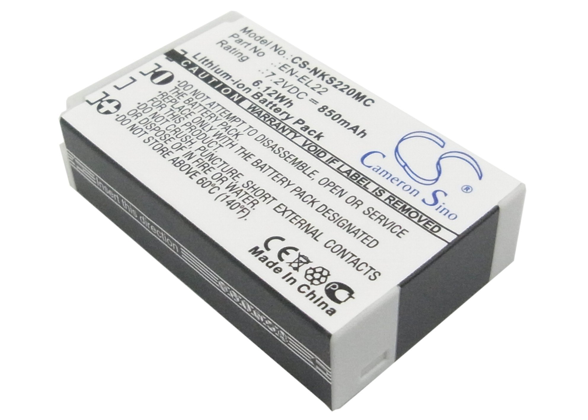 NIKON EN-EL22 аккумулятор 850mAh