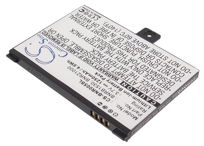 Barnes & Noble 005, NOOK, BNRZ1000 akumulatoru 1250mAh Li-ion
