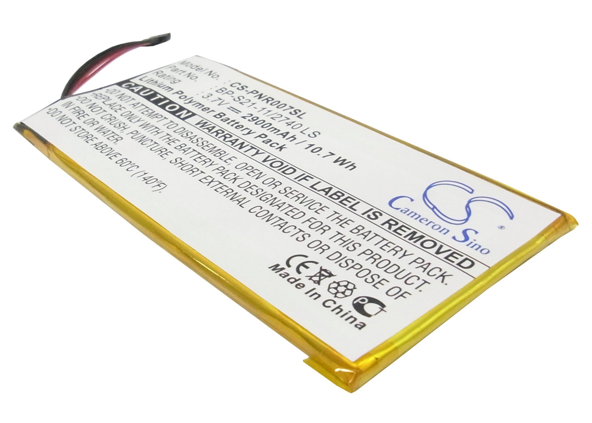 Pandigital BP-S21-11/2740 LS e-lasītāja akumulators 2900mAh
