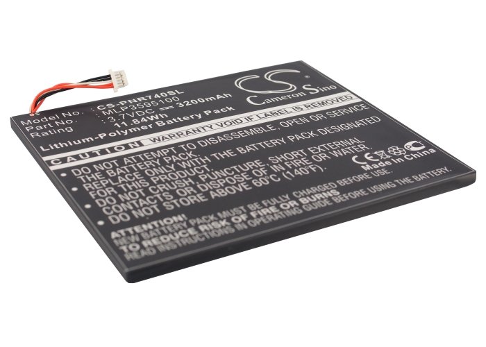 Pandigital MLP3595100 e-lasītāja akumulators 3200mAh