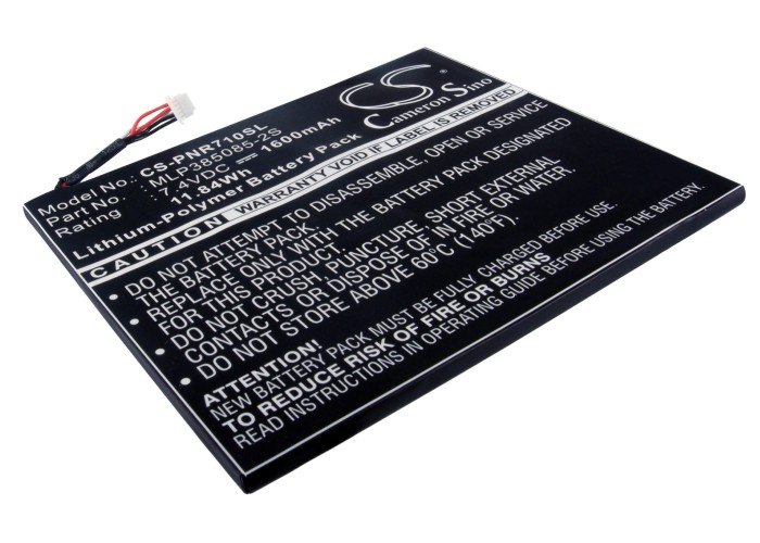 Pandigital MLP385085-2S e-lasītāja akumulators 1600mAh