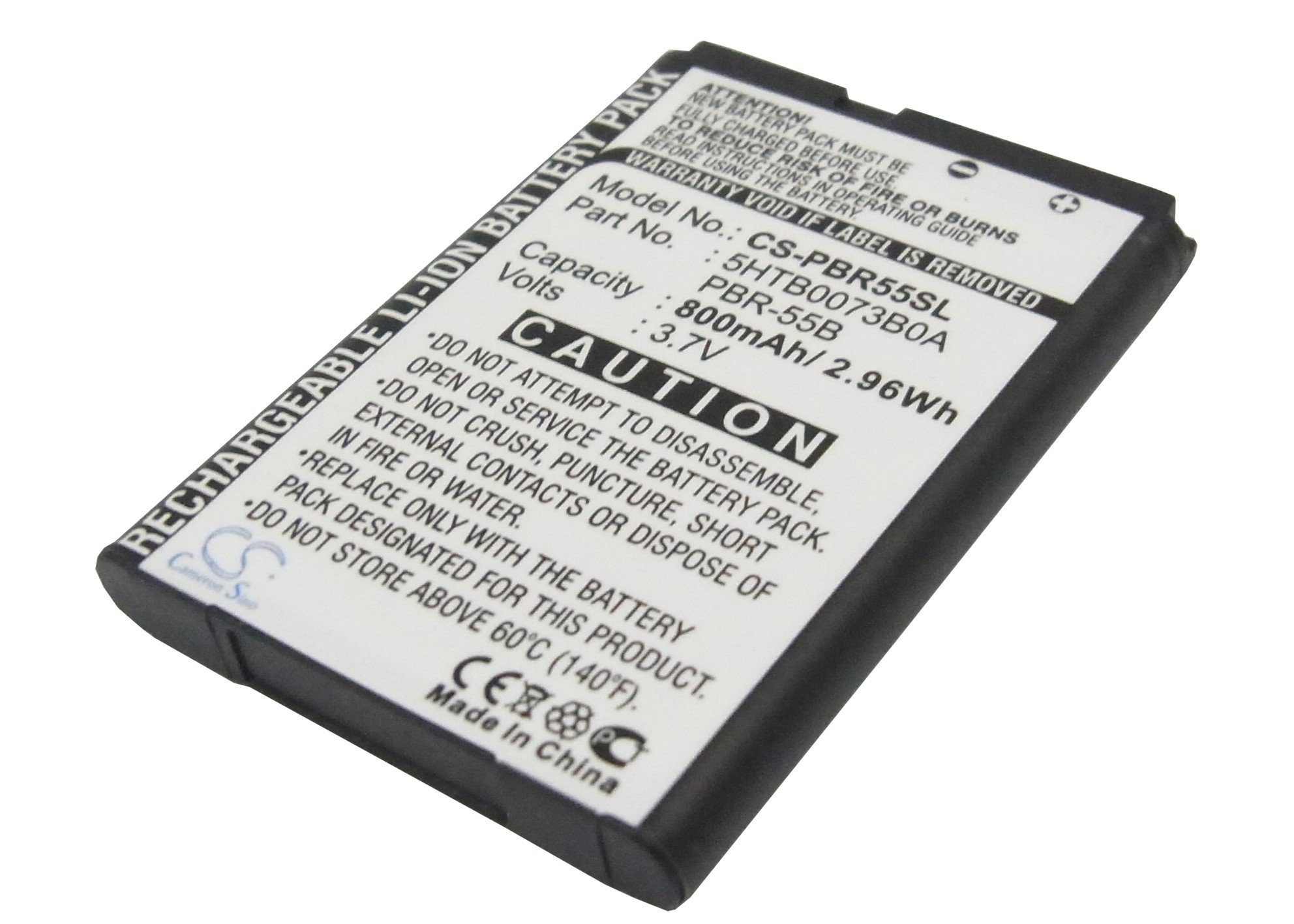 Pantech 5HTB0073B0A, PBR-55B akumulatoru 800mAh