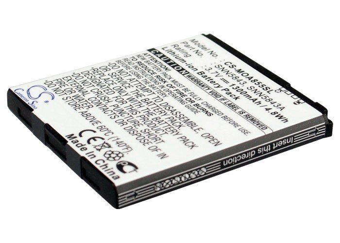 Motorola XT316, Droid 2, Cliq 2 telefoni aku 1300mAh