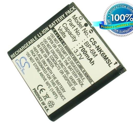 Nokia BP-6M battery 700mAh