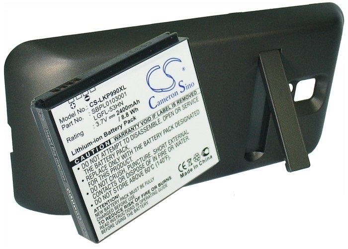 LG LGFL-53HN, SBPL0103001 аккумулятор с новой задней крышкой 2400mAh