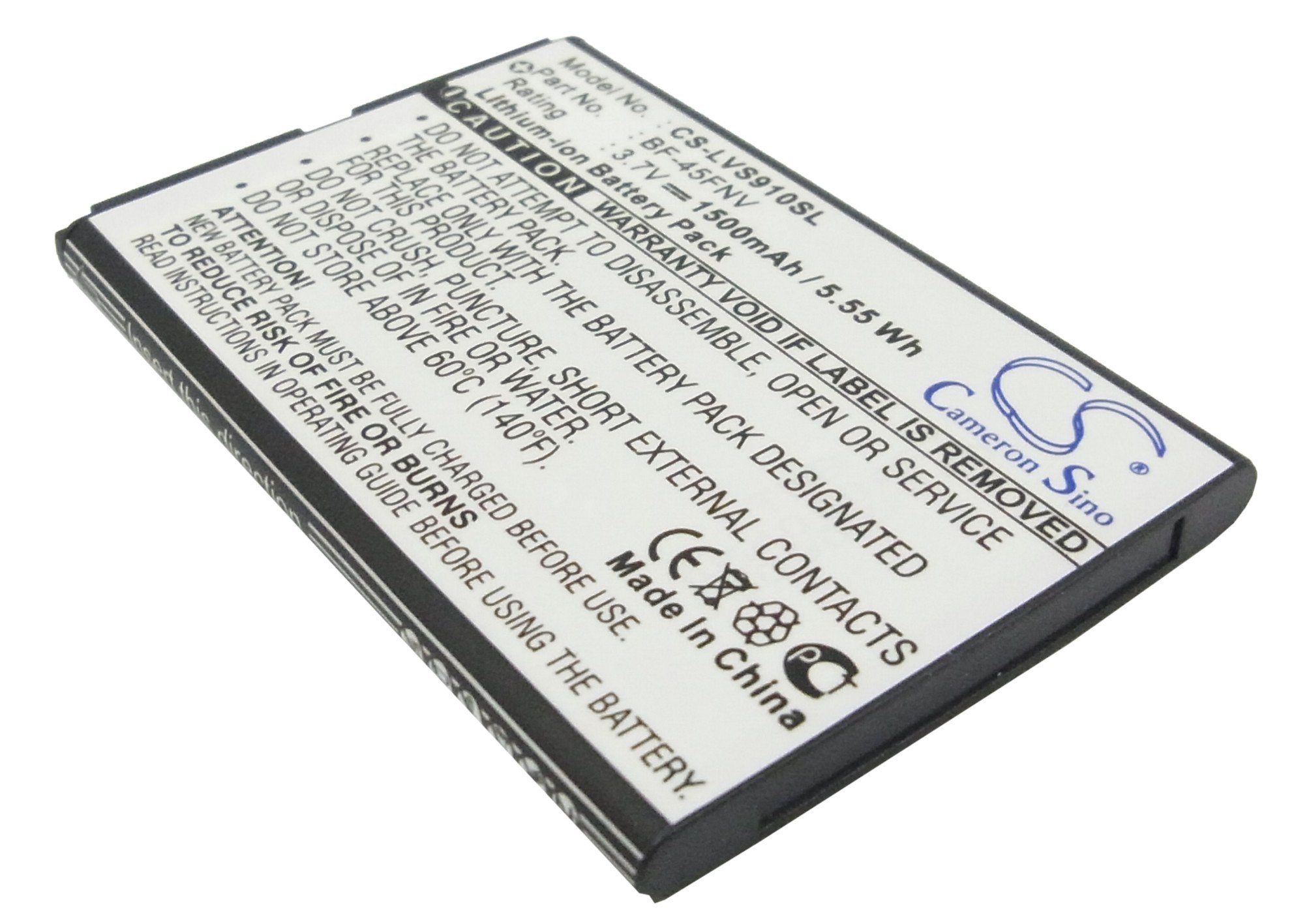 LG BF-45FNV, SBPL0103102 аккумулятор 1500mAh