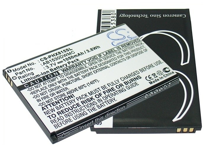 Philips AB1530DWMC akumulatoru 1050mAh