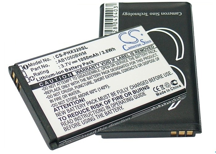 Philips AB1050BWM akumulatoru 1050mAh