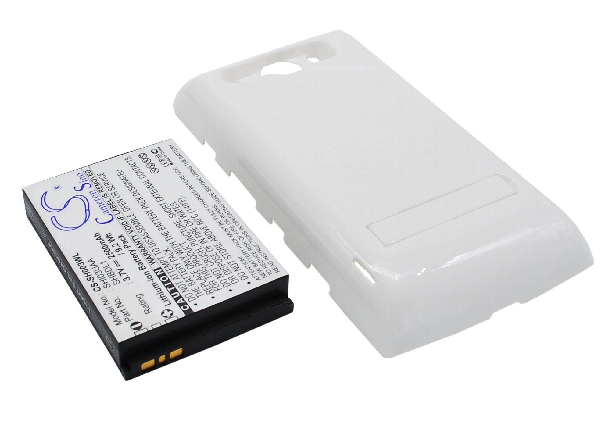 Sharp SHI03UAA, SHBDL1 akumulatoru 2500mAh uue valge tagakaanega