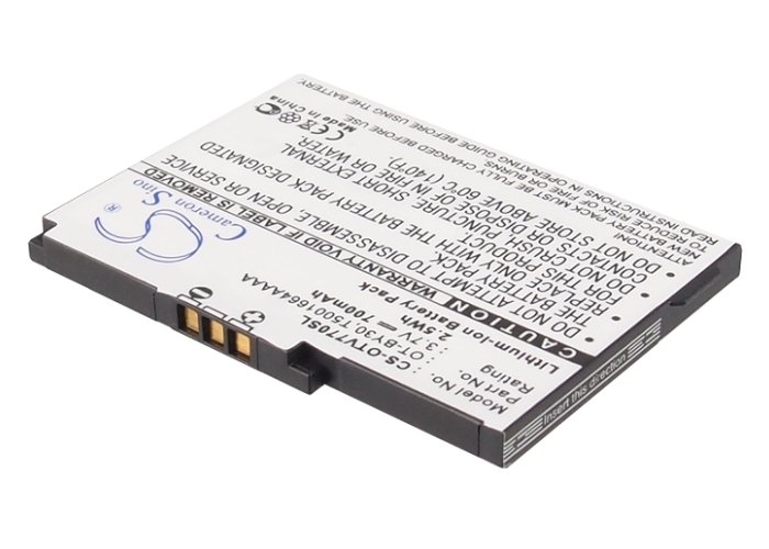 Alcatel T5001664AAAA, CAB30C0000C1 аккумулятор 700mAh