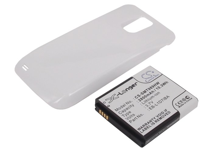 Samsung Extended With White Color Back Cover EB-L1D7IBA akumulatoru 2800mAh