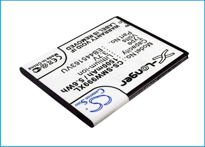 Samsung SGH-W999, SCH-W999 EB445163VU akumulatoru 1500mAh