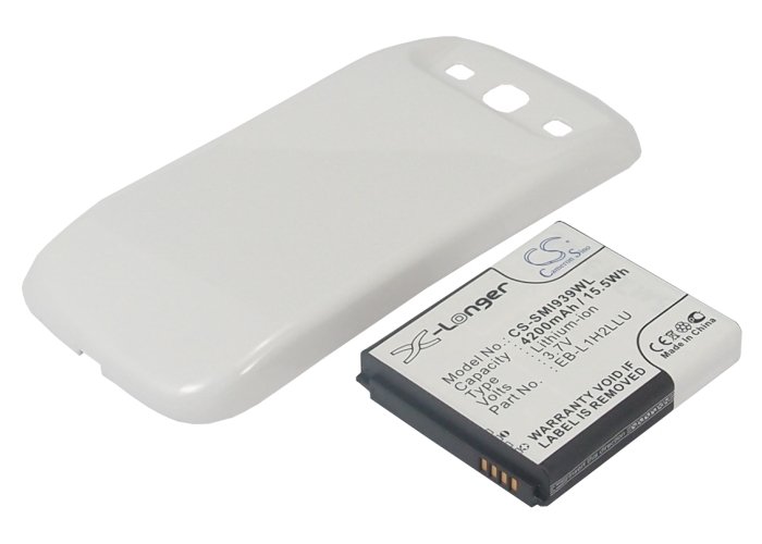 Samsung Extended With White Color Back Cover EB-L1H2LLU, EB-L1H2LLD, SC07, ASC29087 akumulatoru 4200mAh